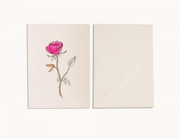Pink Rose Gold Stem