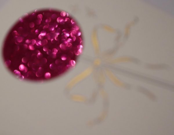 Glitter Lollipop & Bow - Red - Image 2