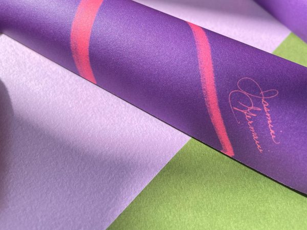 Red & Purple Swirl Double Sided Wrap Sheet