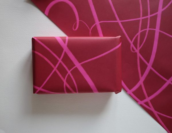 Red & Purple Swirl Double Sided Wrap Sheet - Image 5