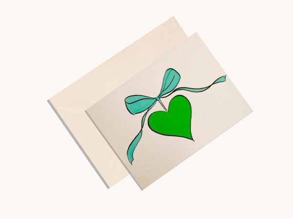 Whimsical Heart & Ribbon