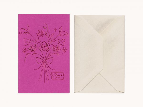 Hot Pink Foil Flower Bouquet