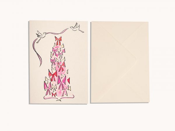 Bow Christmas Tree – Red & Pinks