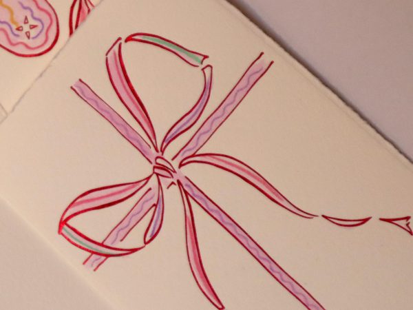 Candy Stripe Red Foil Present