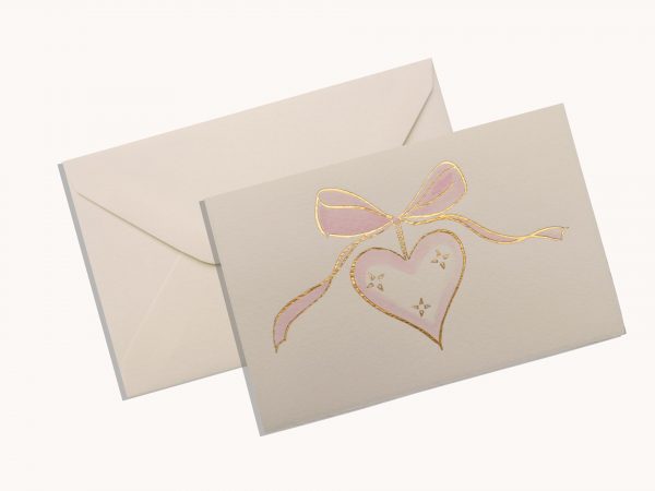 Gold Heart – Baby Pink