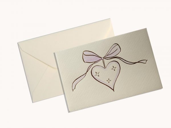Gold Heart – Pastel Violet