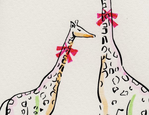 Rainbow Giraffes Black Foil - Image 4