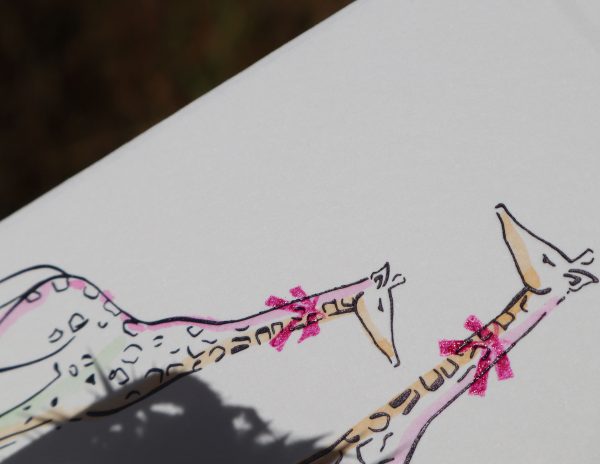Rainbow Giraffes Black Foil - Image 2